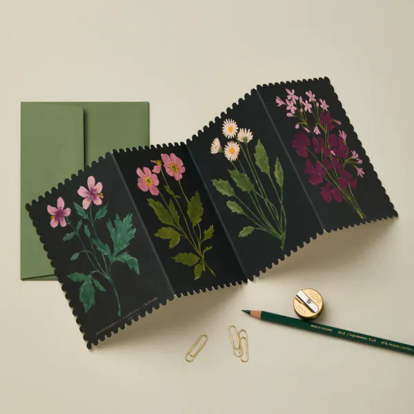 Wanderlust Botanical Concertina store kort