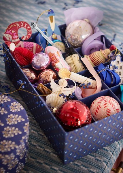 Glasskule Seraphim Ruby 4pk