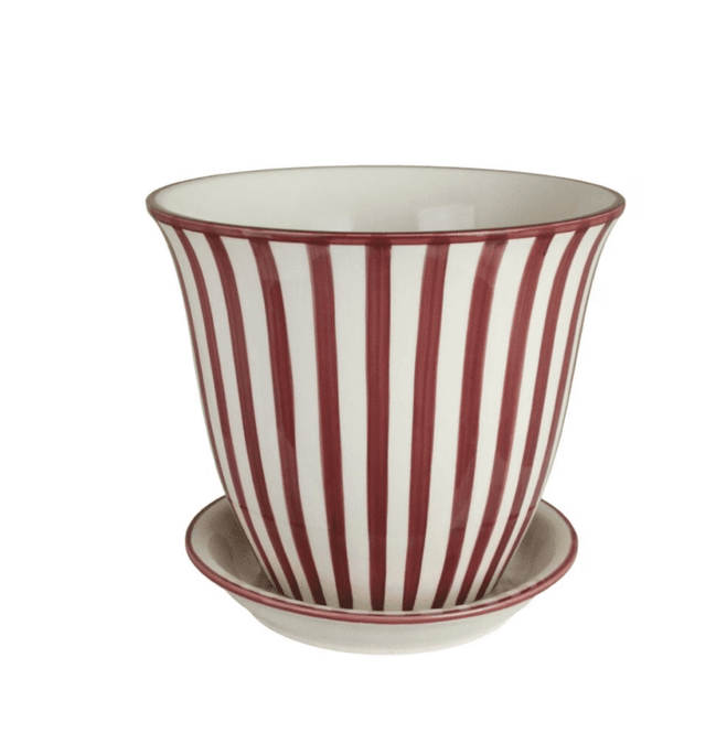 Hovedbilde Krukke Miriam 22 cm Rød