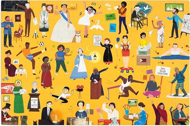 Little People, Big Dreams Puzzle 100-Piece Double-Sided Puzzle