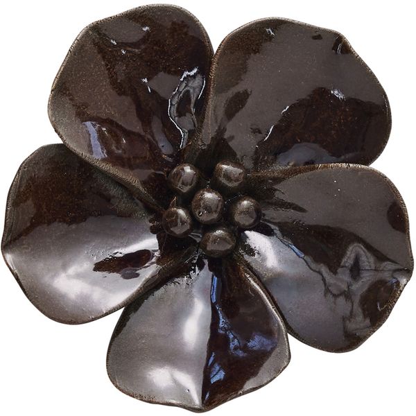 Floria veggblomst 10 cm brun