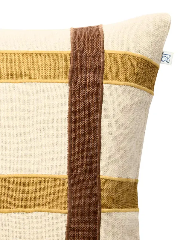 Chhatwal & Jonsson Kiran Spicy Yellow/Taupe putetrekk