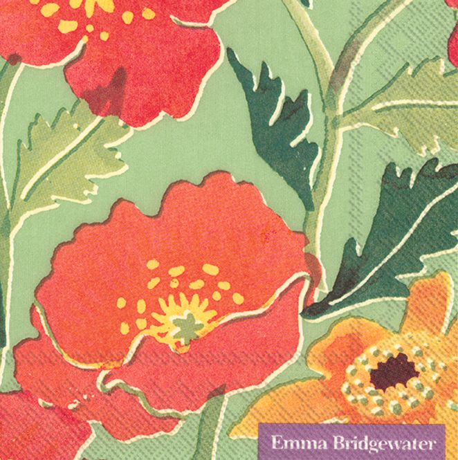 Hovedbilde Ihr kaffeservietter Cosmos and poppies