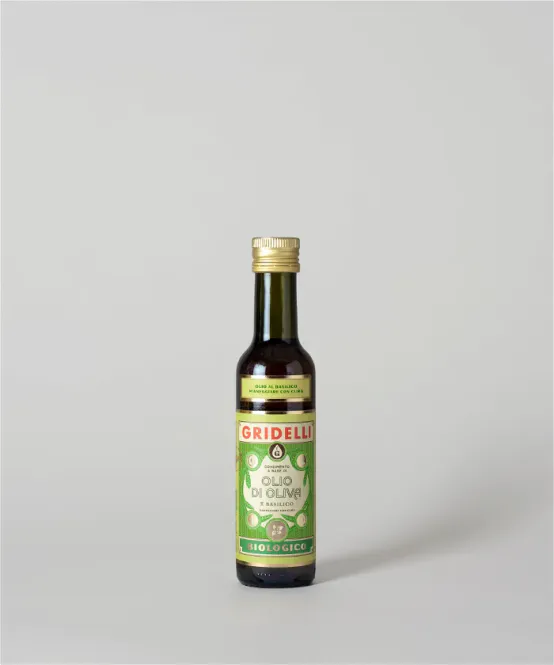 Hovedbilde Gridelli Olio Al Basilco 250 ml