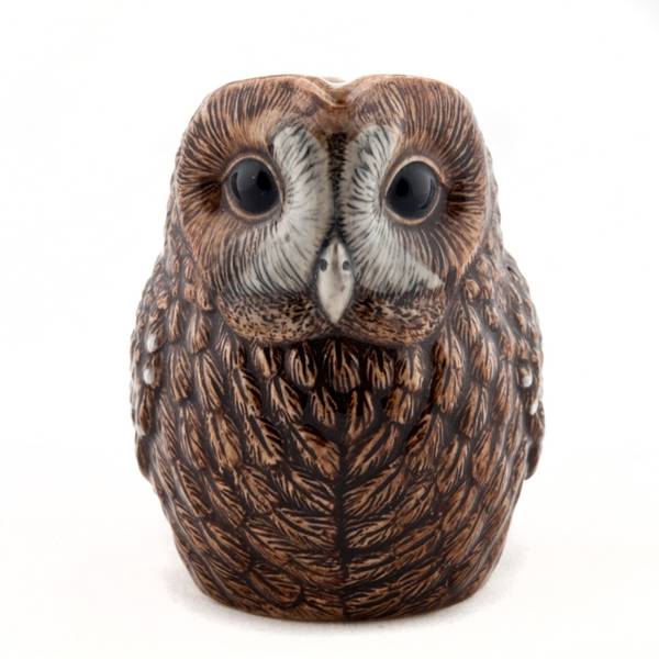 Quail Tawny Owl liten mugge