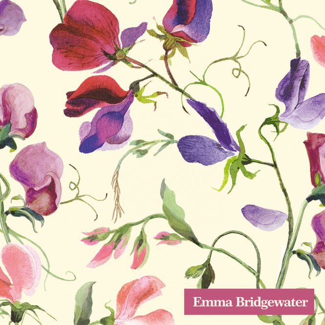 Hovedbilde Emma Bridgewater Sweetpea kaffeservietter
