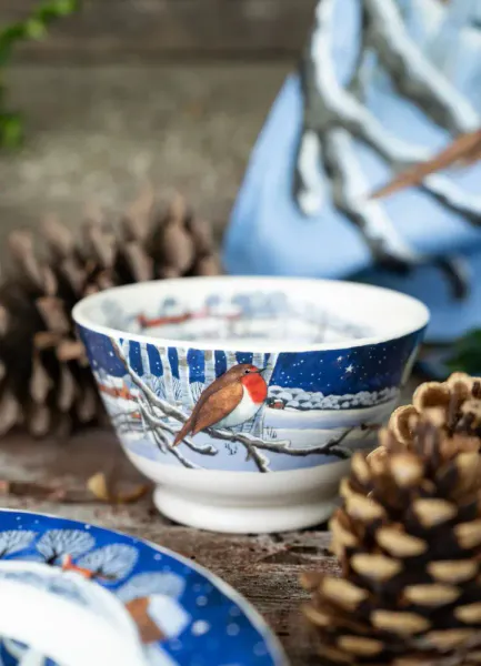 Emma Bridgewater Midnight Robin sk&aring;l