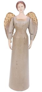 Hovedbilde Engel gr&aring; 39 cm