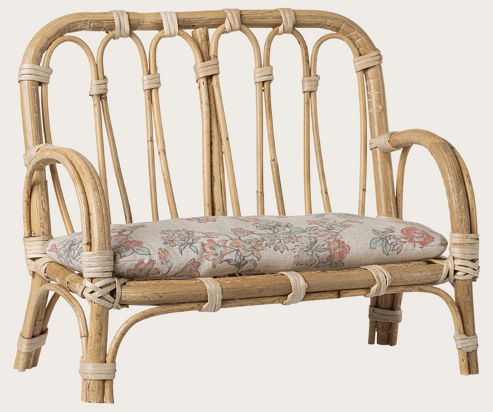Maileg Rattan couch Large
