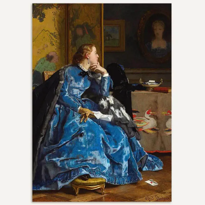 Hovedbilde The Blue Dress Trykk 30x40 
