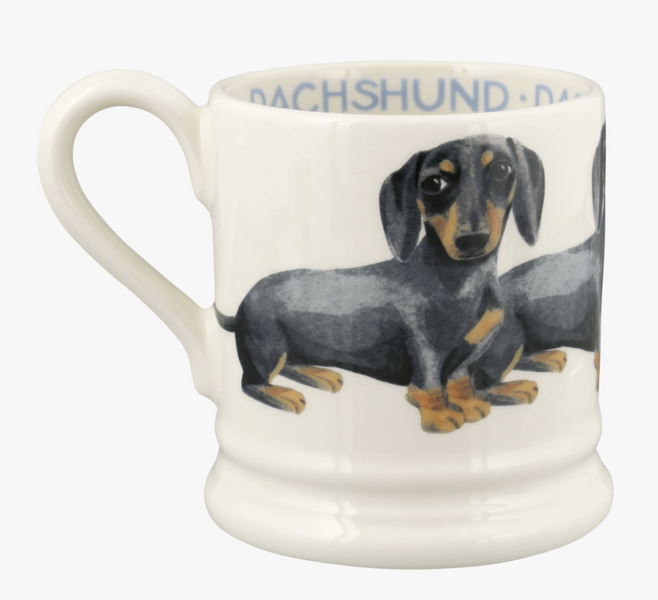 Emma Bridgewater Krus Black & Tan Dachshund