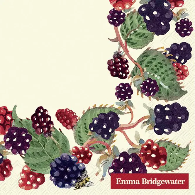 Hovedbilde Emma Bridgewater Blackberry kaffeservietter