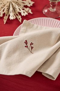 Hovedbilde Ib Laursen Tradisjon t&oslash;yserviett r&oslash;de vinterb&aelig;r