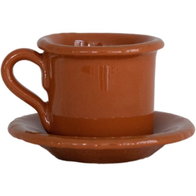 Hovedbilde Casagent Espressokopp med tefat arancio