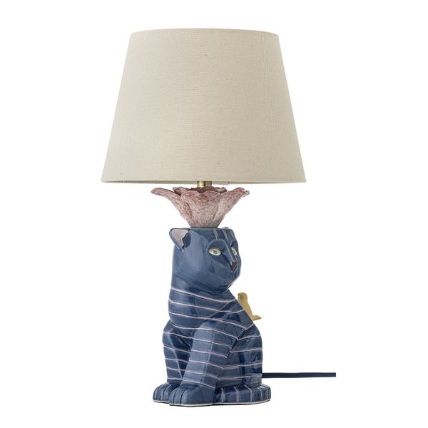 Lampe Eri bl&aring; katt