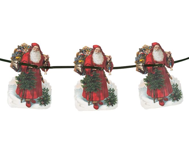 Hovedbilde Girlander nisse rød 