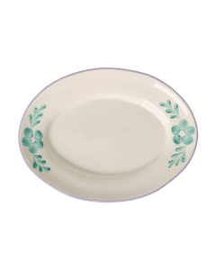 Hovedbilde Rice Serveringsfat gr&oslash;nne blomster