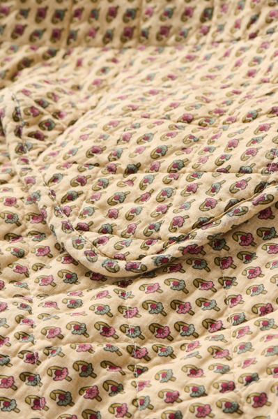 Ib Laursen quilt Beige blokkprint