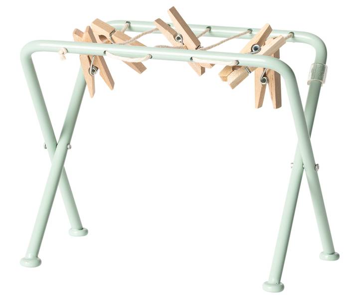 Maileg Miniature drying rack w. pegs