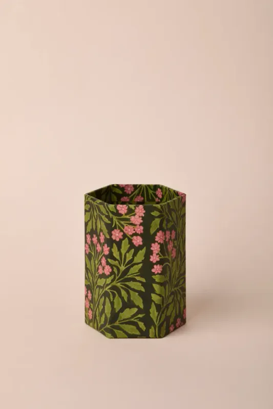 Green Flora Pen Pot