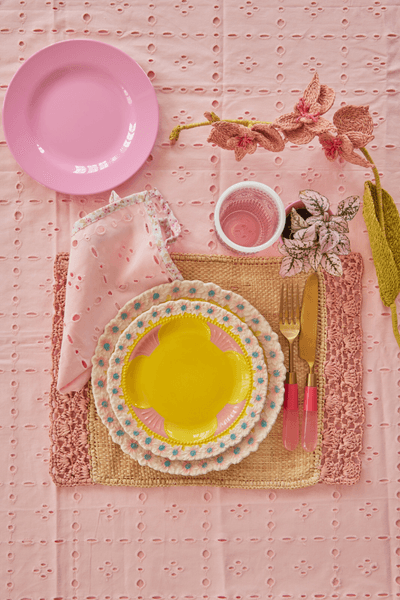 Rice T&oslash;yserviett rosa 2pk.