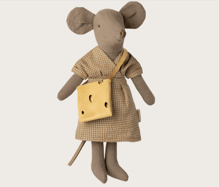 Maileg Mum mouse Light brown