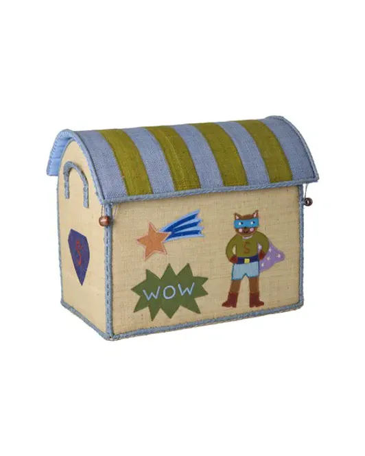 Hovedbilde Rice Raffia Storage House S Nature Hero Theme