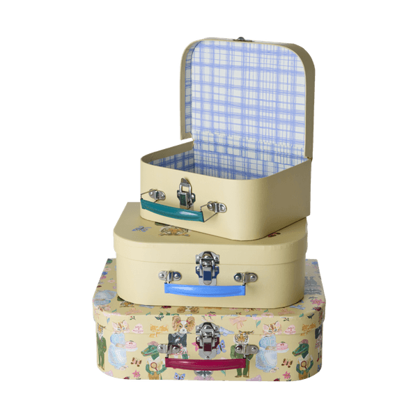 Rice Koffertsett gul