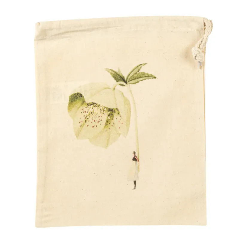 Laura Stoddart Green Helebore tøypose small