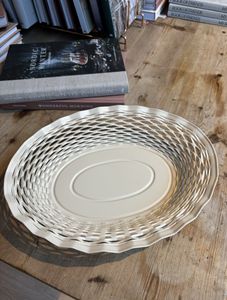 Hovedbilde Br&oslash;dkurv oval stor krem