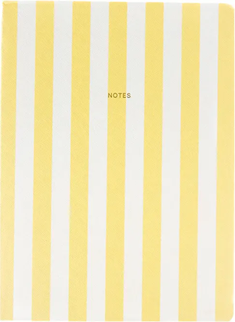 Hovedbilde Fabrique Notebook Stripes Yellow