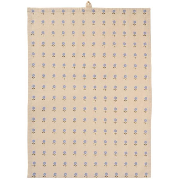 Ib Laursen Kj&oslash;kkenh&aring;ndkle Elisabeth bl&aring; blomster