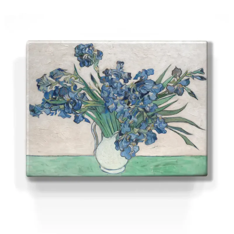 Laqueprint Irises in A Vase - Vincent Van Gogh 