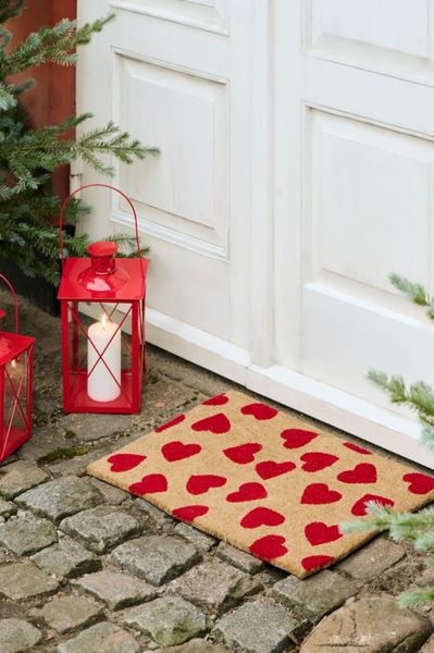 Ib Laursen d&oslash;rmatte R&oslash;de hjerter