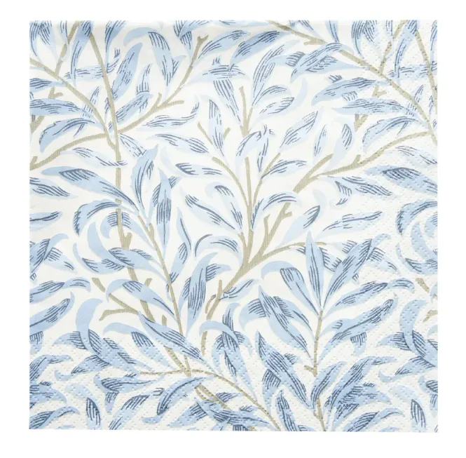Hovedbilde Servietter Morris Willow Bough blue kaffe