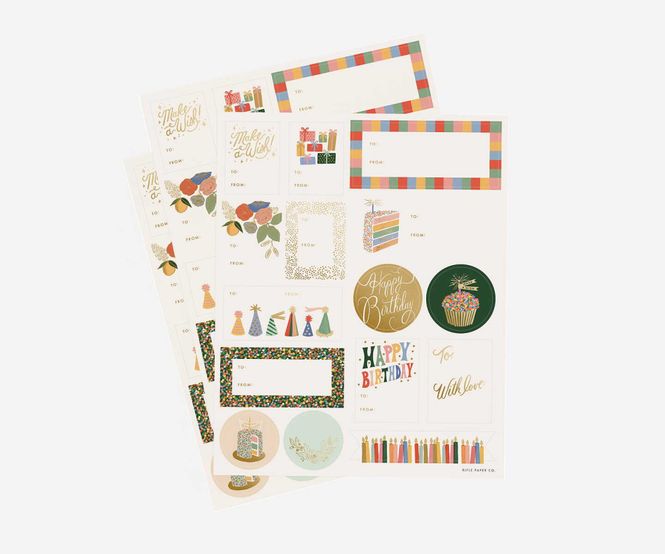 Hovedbilde Rifle Paper Co Birthday Cake Stickers