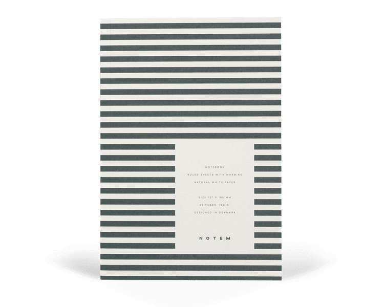 NOTEM VITA Softcover Notebook Small Dark Green