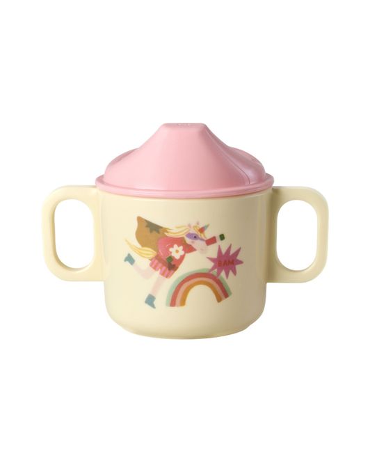 Hovedbilde Rice 2 Handle Baby Cup with Hero Print Pink