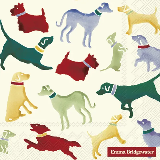 Hovedbilde Emma Bridgewater Polka Dogs servietter