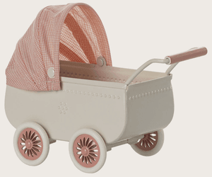 Hovedbilde Maileg Pram Mouse Coral