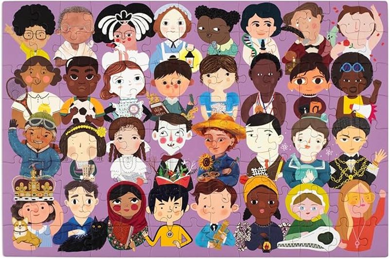 Little People, Big Dreams Puzzle 100-Piece Double-Sided Puzzle