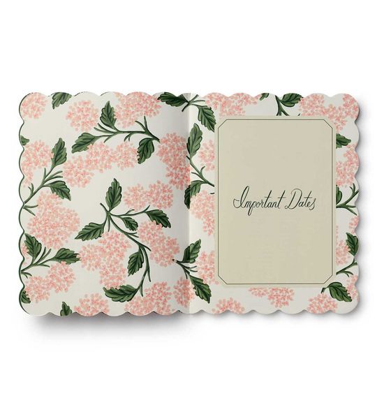 Rifle Paper Co 2026-27 Pink Hydrangea terminplanlegger