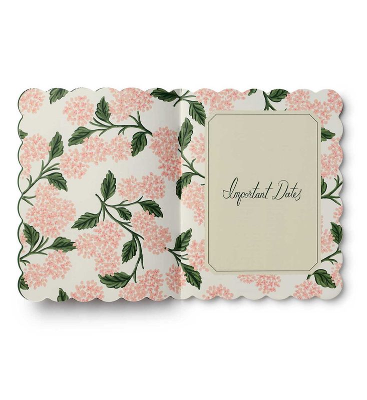 Rifle Paper Co 2026-27 Pink Hydrangea terminplanlegger