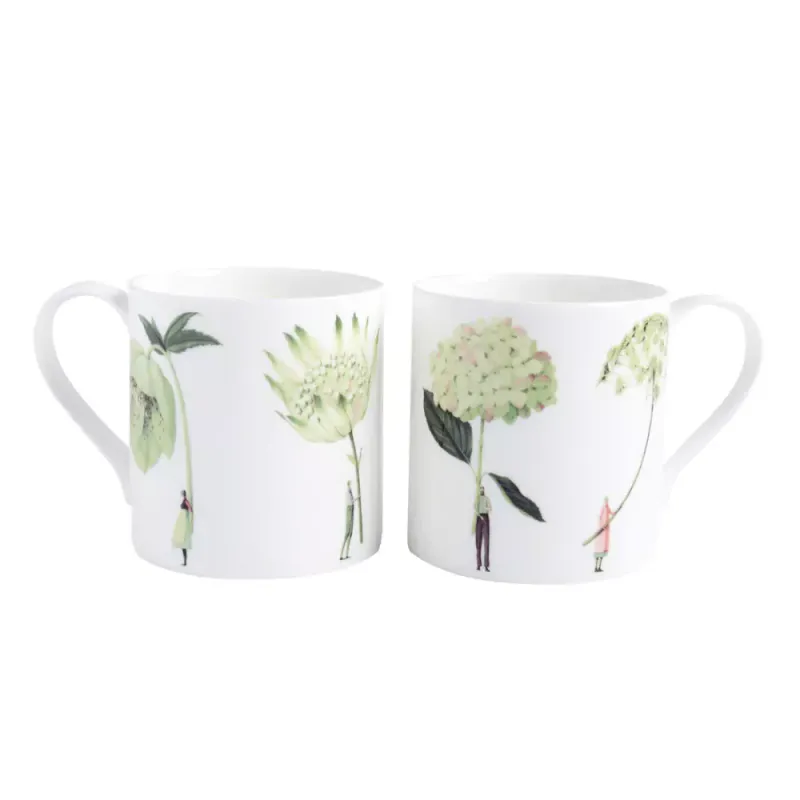 Laura Stoddart In Bloom Green Flowers krus