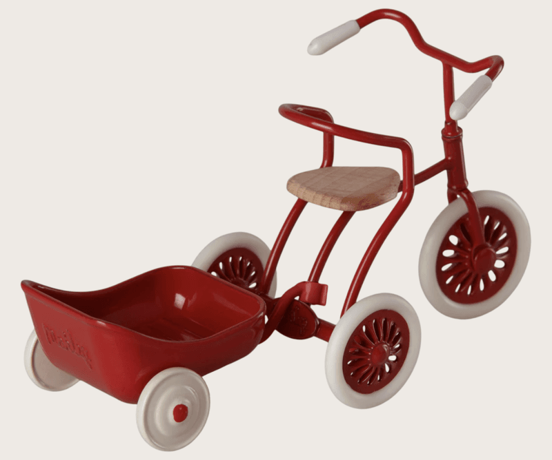 Maileg Tricycle hanger Mouse Red