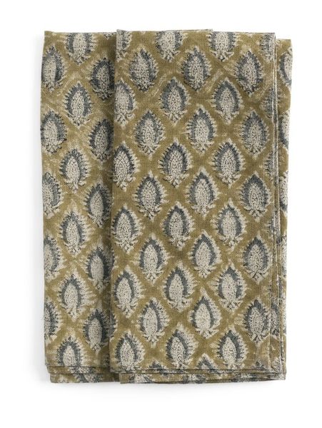 Linserviett Cypress Parrot Ochre 2pk