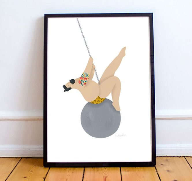 Hovedbilde Elsa Rose Frere Sexy Man Wrecking Ball A4