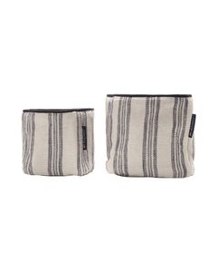 Hovedbilde Lexington Striped Canvas Basket S/2