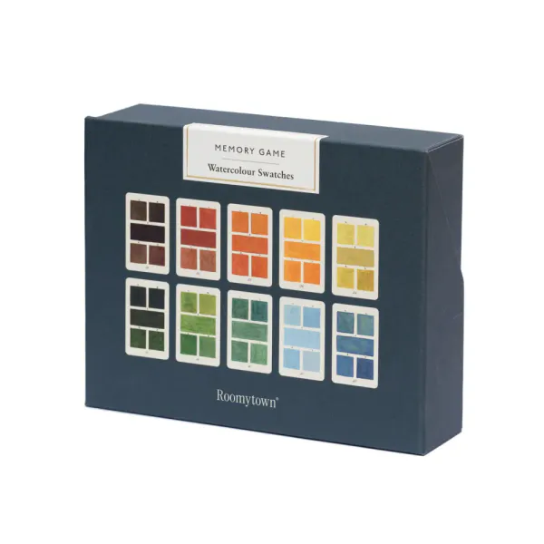 Roomytown Watercolour Swatches Memory Game 