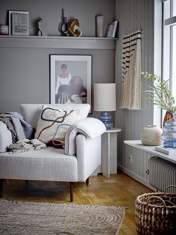 Fabiola Bordlampe Blå